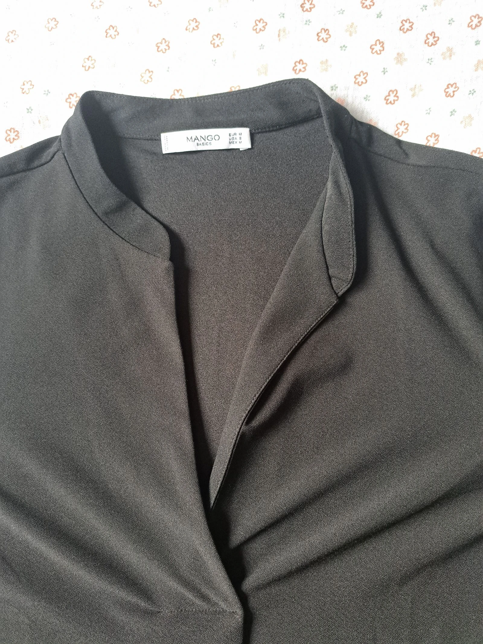 👗 Vestido negro de manga larga Mango - Talla M - Muy buen estado – photo 4